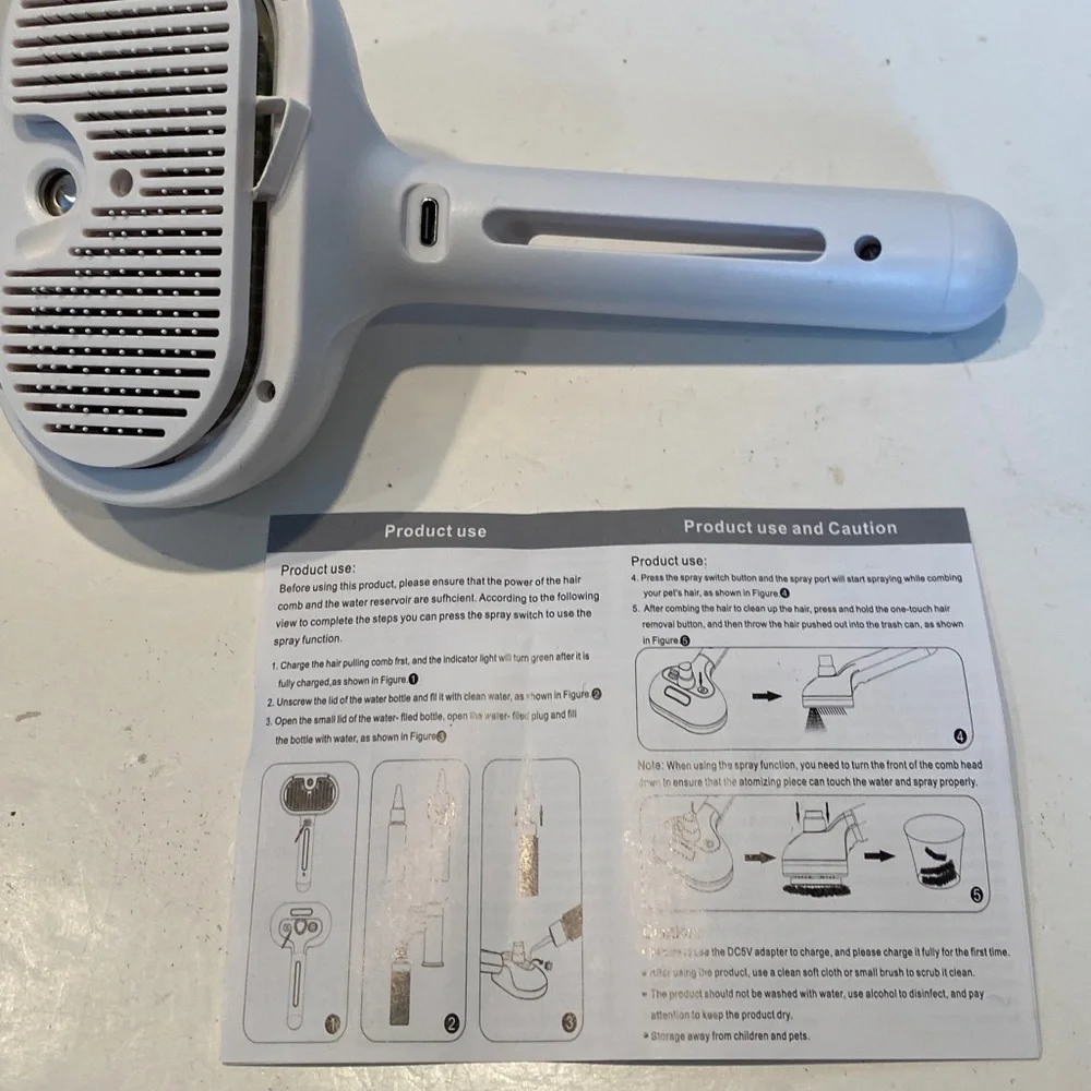 NIB Pet Spray Hair Comb